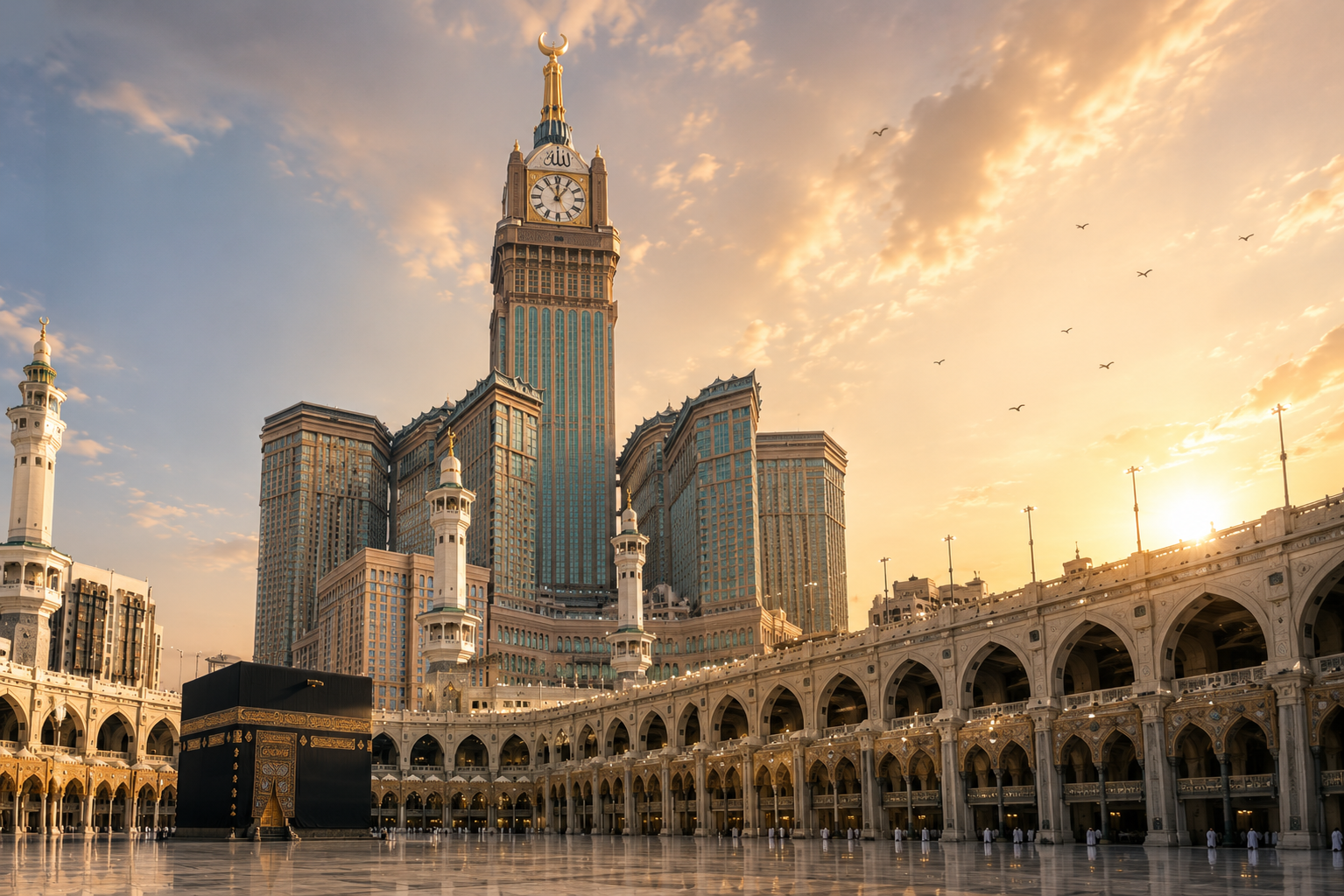 Makkah — Clock Tower & Haram